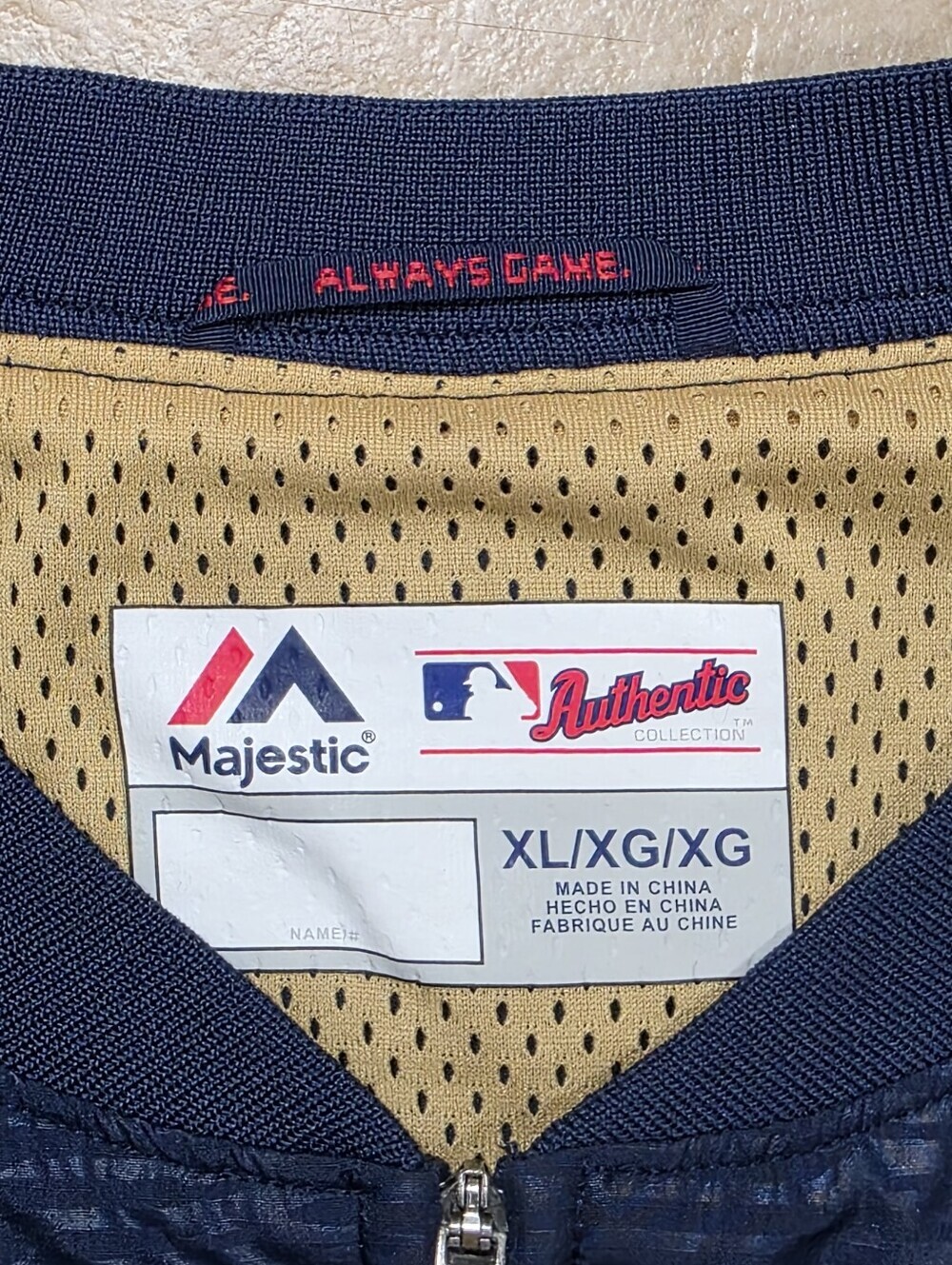 Majestic Milwaukee Brewers Cool Base Pullover Jacket XL MLB - Picture 9 of 16